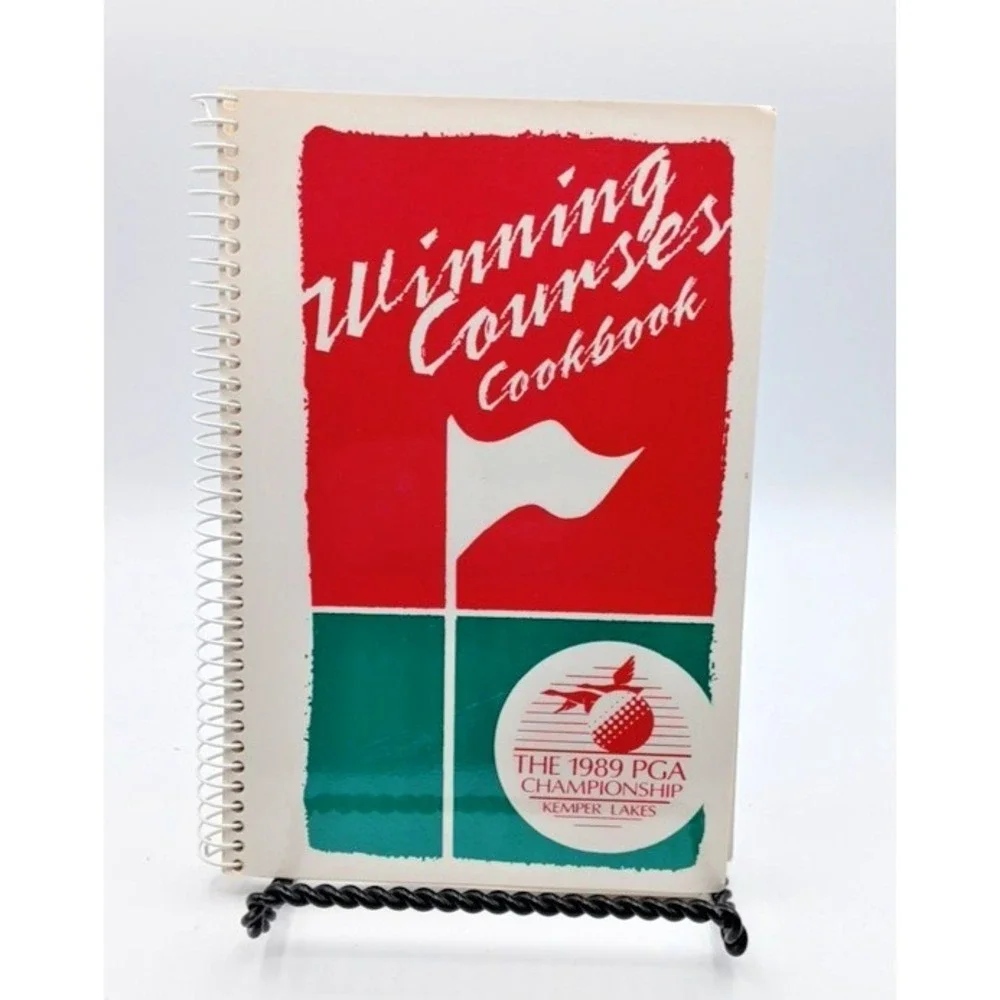 Winning Courses Cookbook 1989 PGA Championship Kemper Lakes New NOS‎ rare